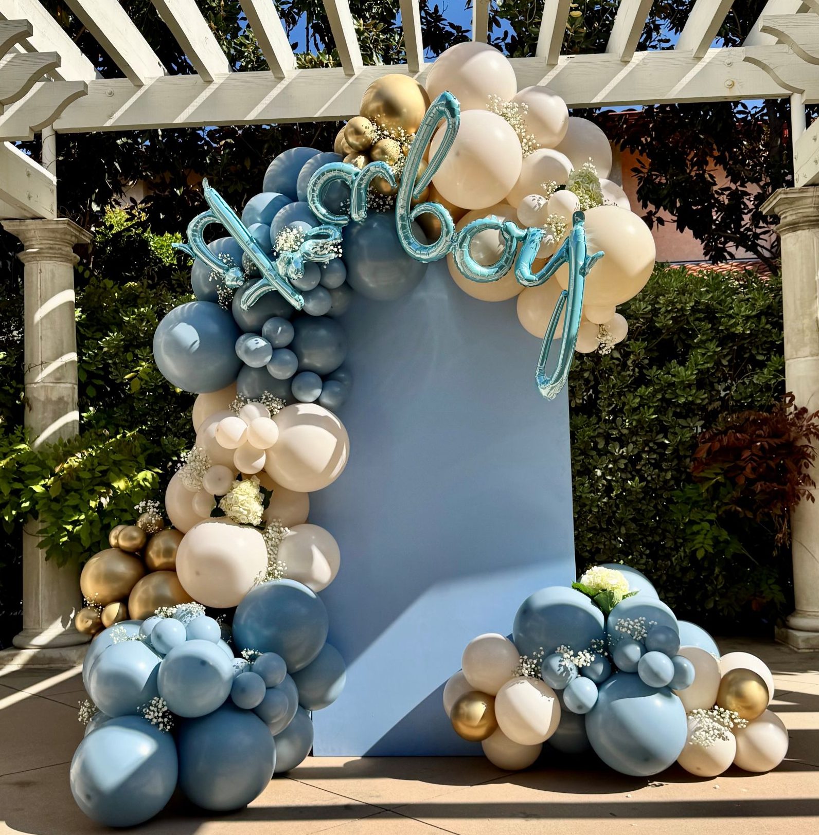 baby blue panel