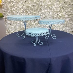 Blue Cake Stand Set