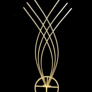 Gold Floral Stand