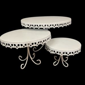 White Cake Stand Set