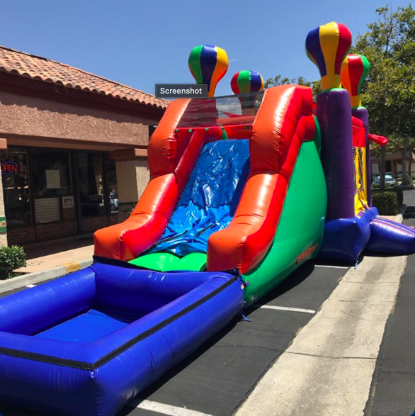 5-1 Combo Air Balloons Waterslide