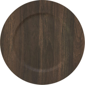 Wood Pattern Chargers