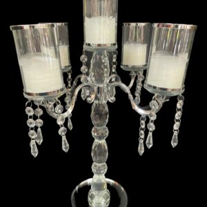 Silver Trim Candelabra
